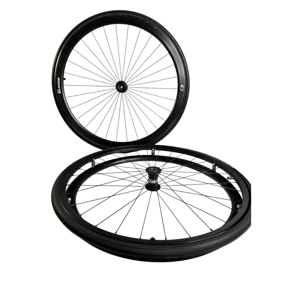 Shadow 25" Wire Wheels With Surge Handrims High Pressure Tires 1/2" Axles